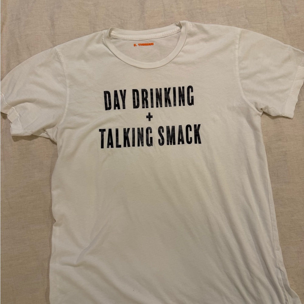 Fun Graphic Tee – White, 100% Cotton, Women’s Small